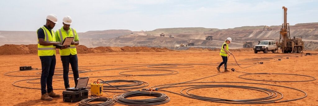 Groundwater exploration in West Africa mining site